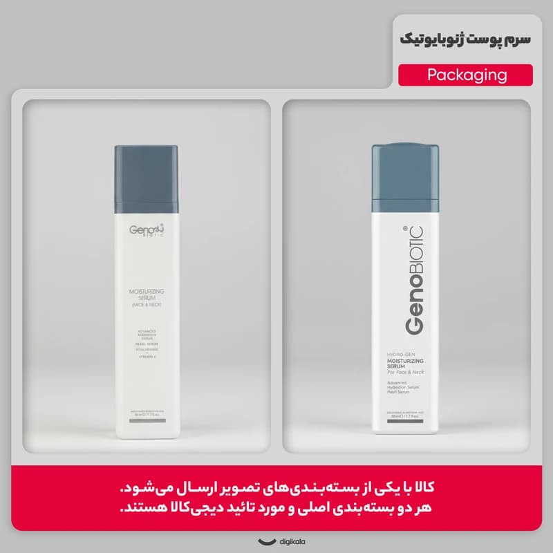 سرم پوست ژنوبایوتیک مدل moisturizing حجم 50 میلی لیتر — تصویر ۷
