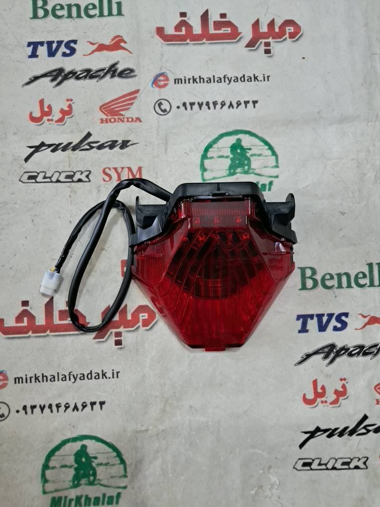 چراغ خطر عقب موتور یاماها mt 25 ام تی اصلی