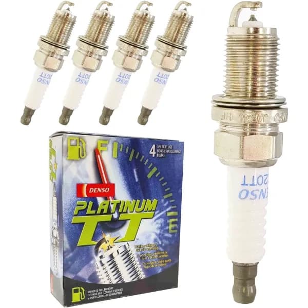 شمع موتور جک S3 دنسو سوزنی پایه کوتاه دبل پلاتینیوم کد PK20TT-4504