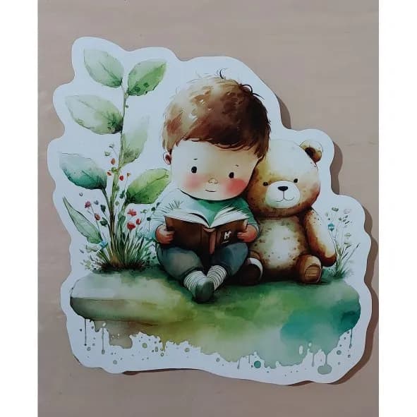 چراغ خواب طرح پسر و خرس D21 | مونیموکالا