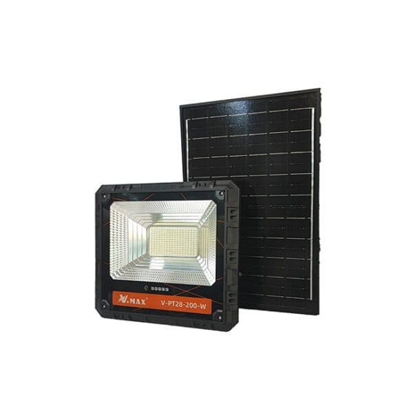 پروژکتور خورشیدی شارژی 200 وات SMD ویمکس مدل PT28
