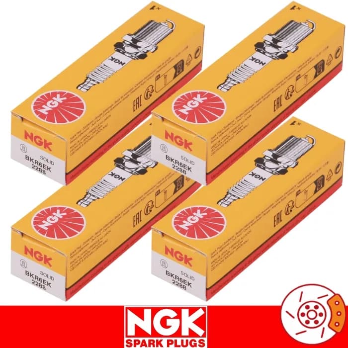 شمع موتور مگان پایه کوتاه دو الکترود نیکلی ان جی کی NGK کد BKR6EK-2288 — تصویر ۵