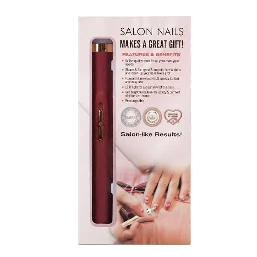 سوهان ناخن شارژی nail salon رنگ قرمز