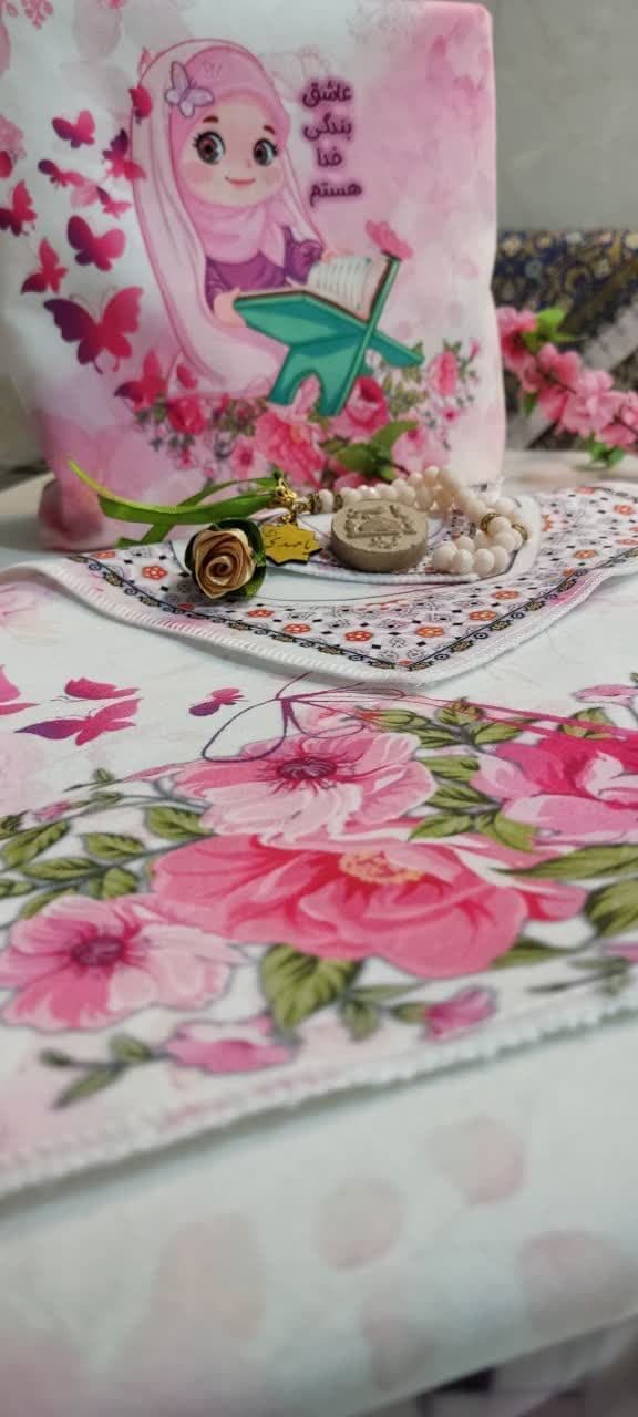 ست جانماز و سجاده مخمل(قبل از سفارش در گفتگو موجودی بگیرید) — تصویر ۶