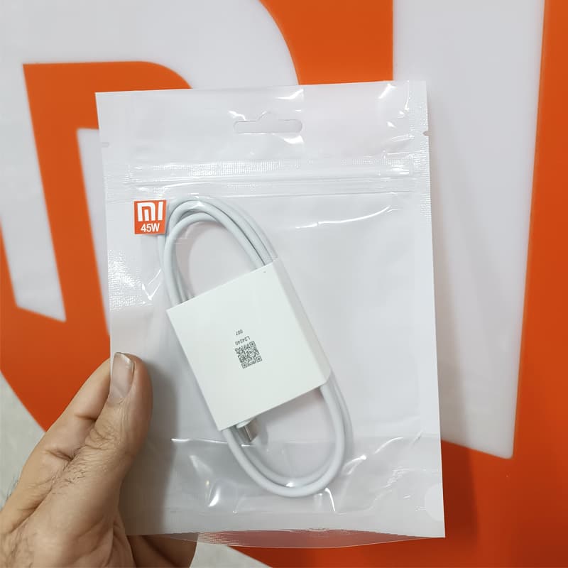 کابل شارژر اصلی 45 وات شیائومی مدل Poco M7 Pro 5G — تصویر ۲
