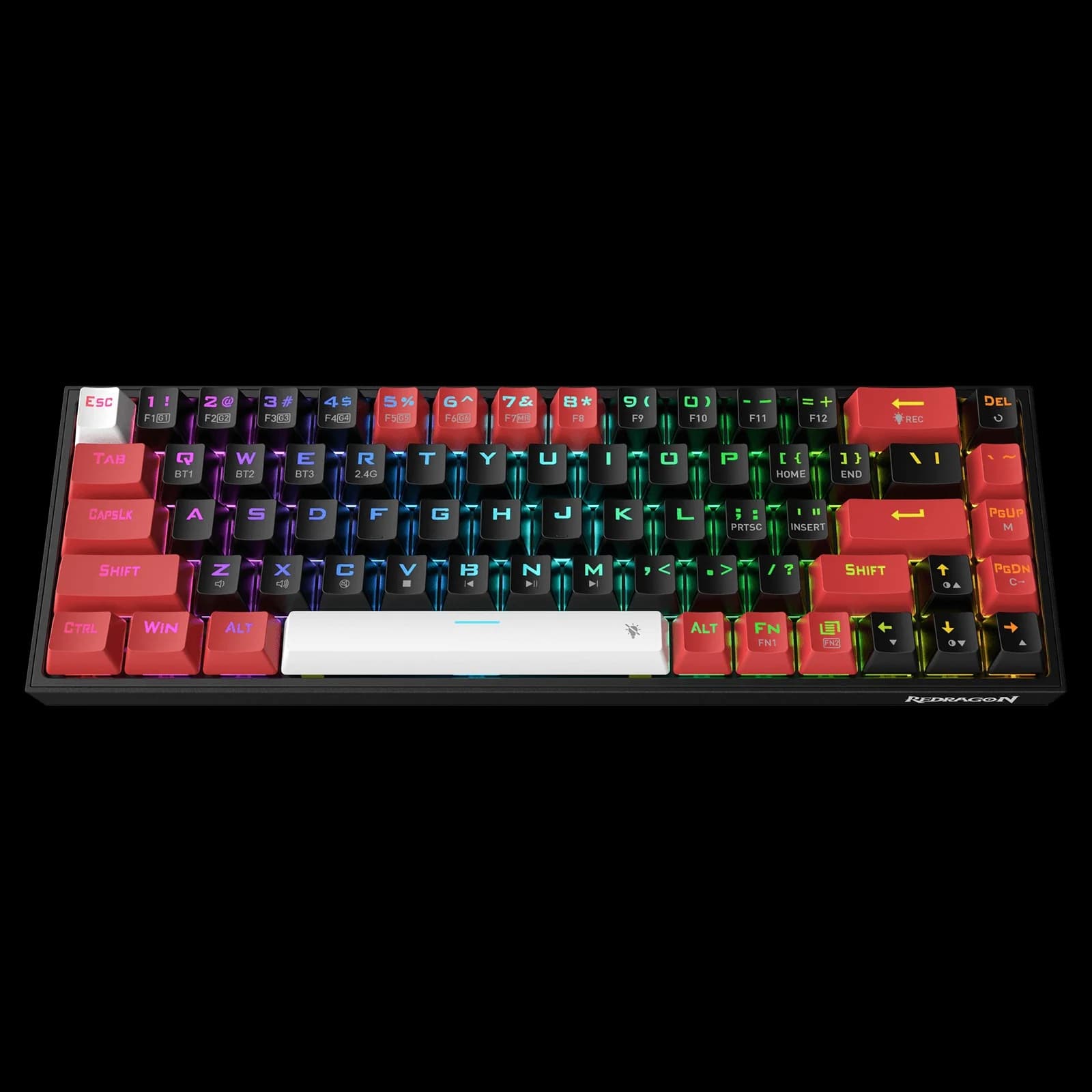 کیبورد گیمینگ ردراگون مدل CASTOR K631 RGB RED SWITCH — تصویر ۲