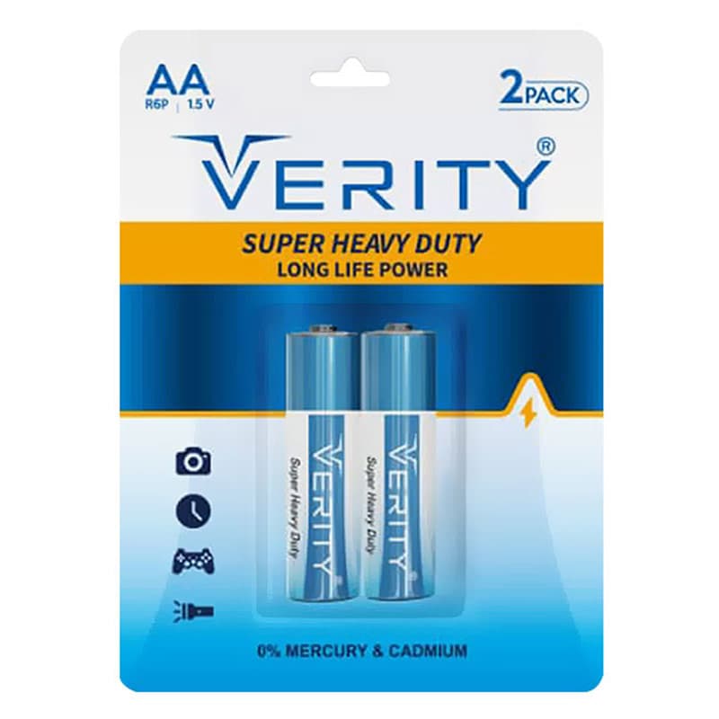 باتری قلمی وریتی مدل Super Heavy Duty بسته 2 عددی