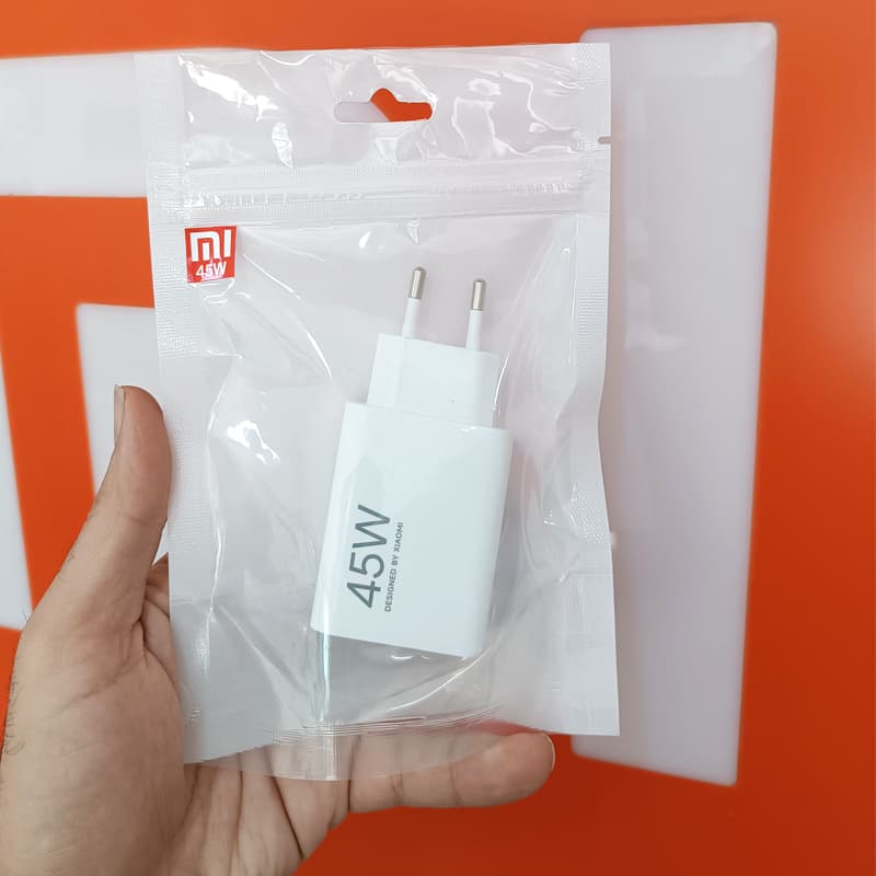 شارژر دیواری 45 وات اصلی شیائومی مدل Redmi Note 14 Pro(کلگی خالی) — تصویر ۲
