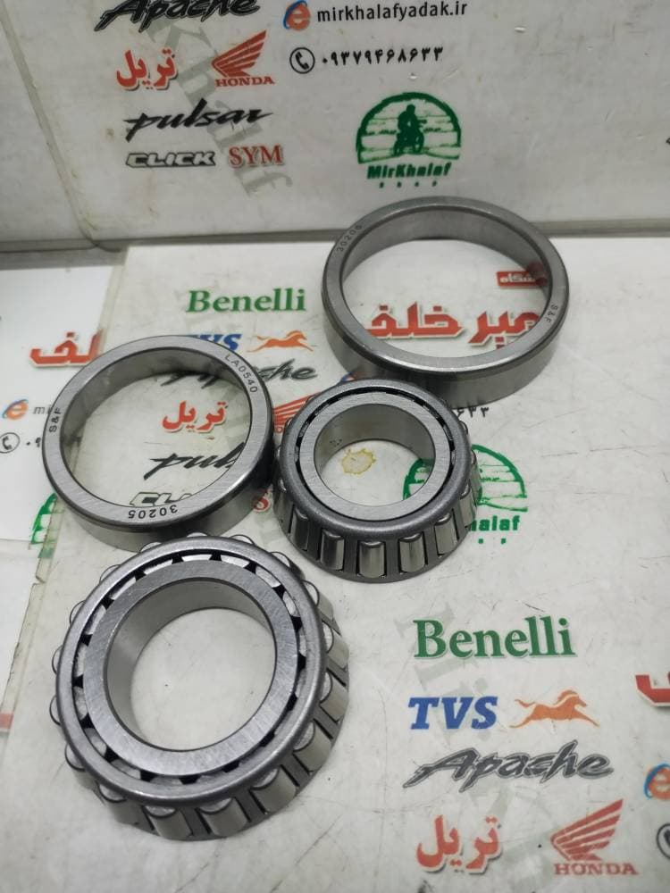 کنس و کاسه ساچمه کامل فرمان موتور هایپرو و بلنتا و کاوازاکی طرح z 1000 (جفتی)
