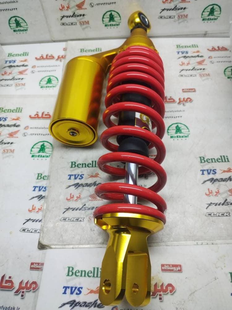 کمک فنر عقب (وسط گازی کپسولی) موتور طرح کلیک قرمز بوش کوتاه (درجه 1)
