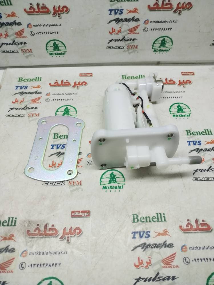 پمپ بنزین کامل سیستم 4 چهار پیچ هوندا و تریل فلات طرح ktm کی تی ام (زاویه دار) (درجه 1)