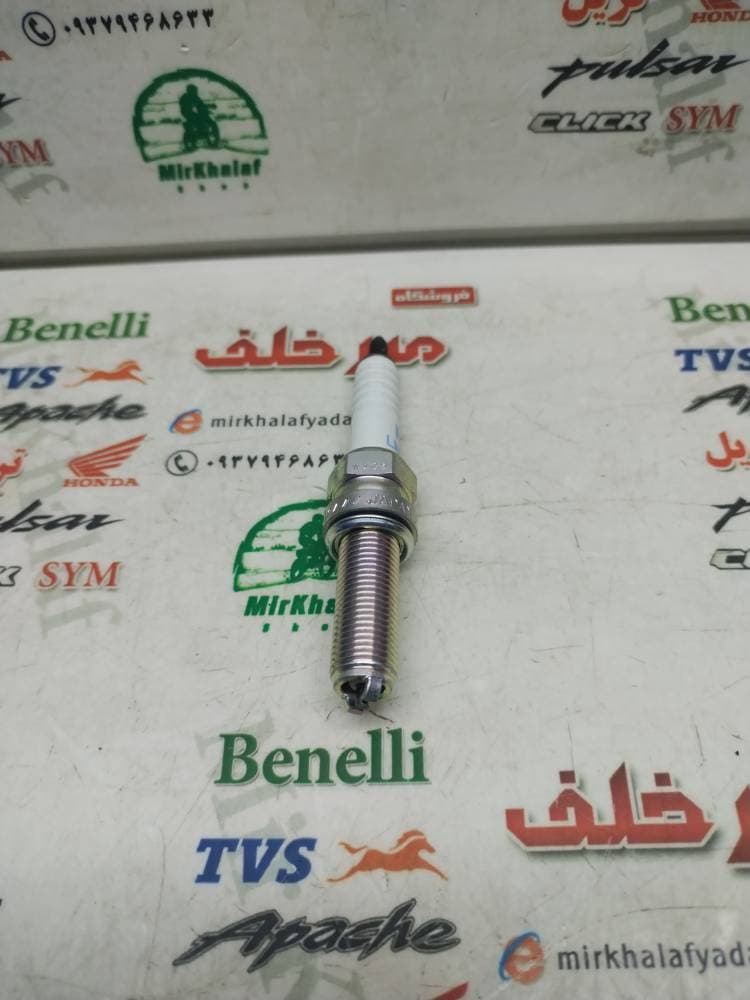شمع ngk انجیکا ژاپنی پایه خیلی بلند کاوازاکی و دلتا 250 رالی و هوندا adv و طرح ای دی وی 150 160 170 180 اصلی (سر باریک) 2 پلاتین — تصویر ۲