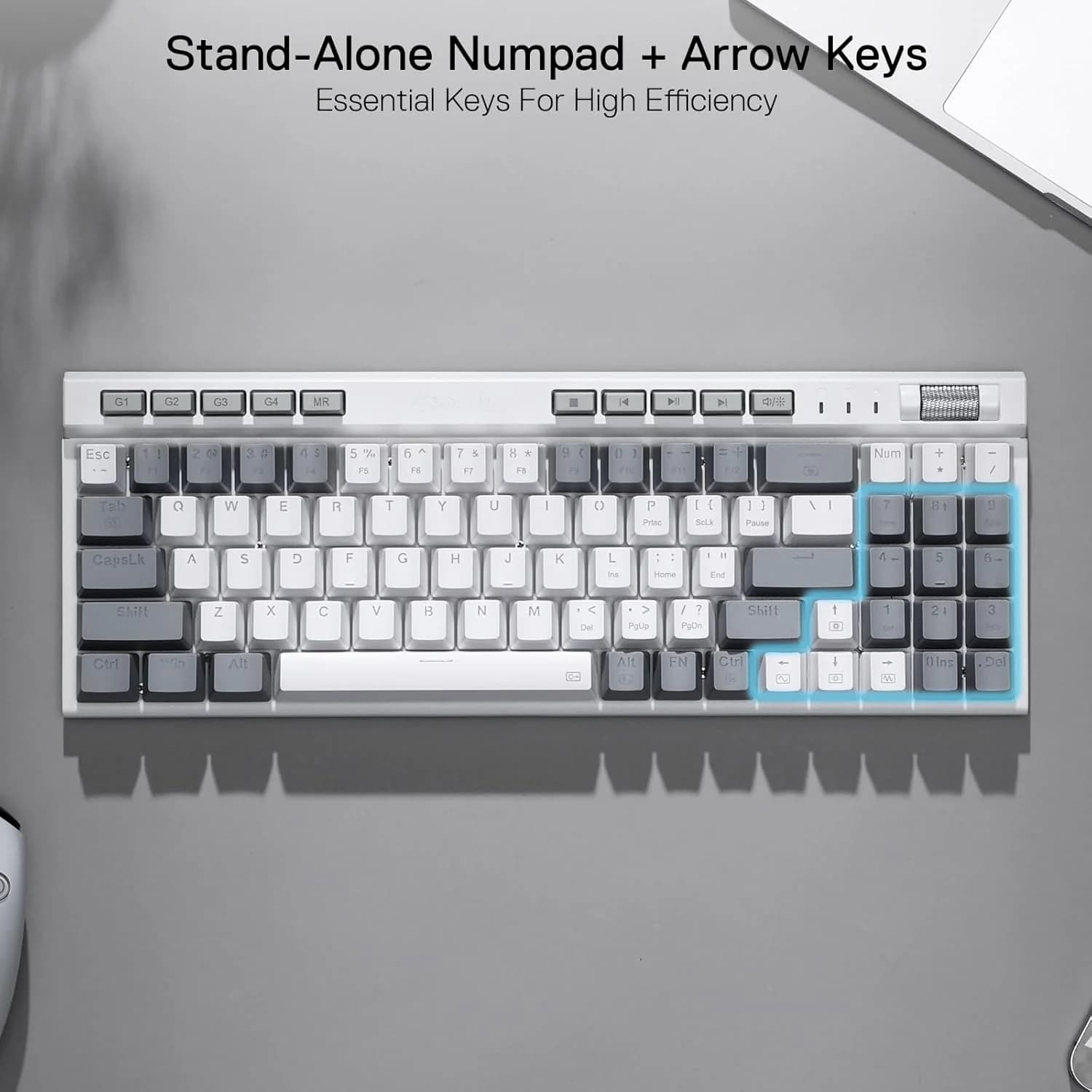 کیبورد مخصوص بازی ردراگون مدل K655 MAGIC WAND SE RGB RED SWITCH — تصویر ۶