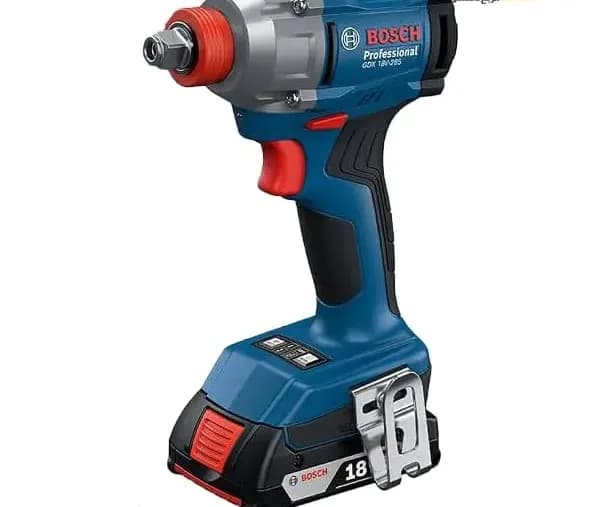 بکس و پیچ گوشتی شارژی بوش 18 ولت براشلس 2 کاره مدل GDX 18V-285