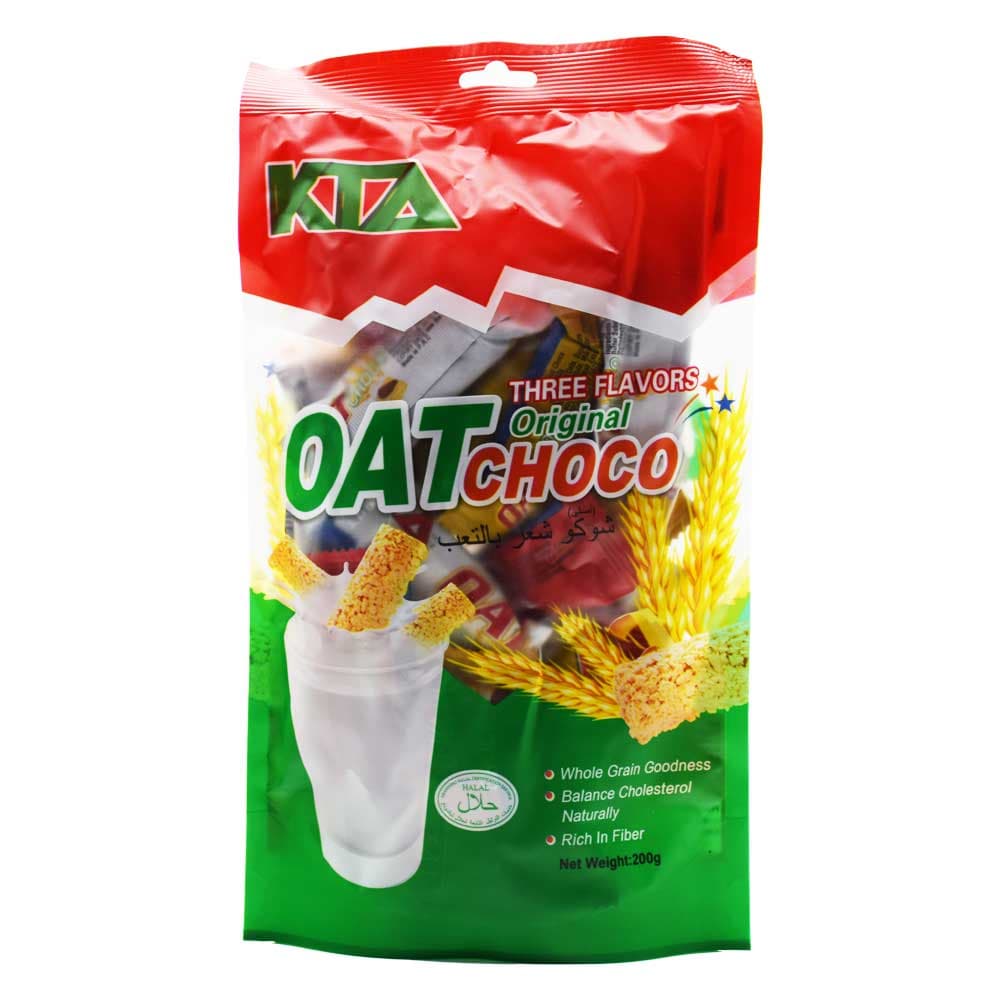 شکلات غلات مغذی اوت چوکو Oat Choco مدل سه طعم بسته 200 گرمی
