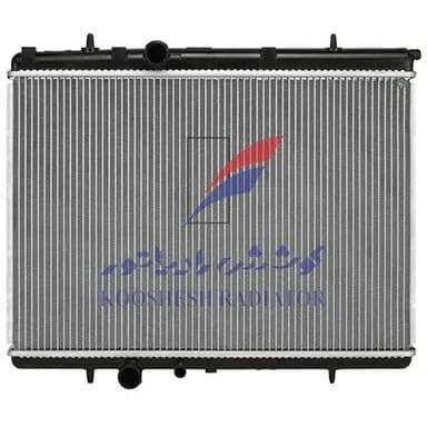 رادياتور پژو 206 آلومينيومي نوع 26 کوشش رادیاتور کد 4101160017