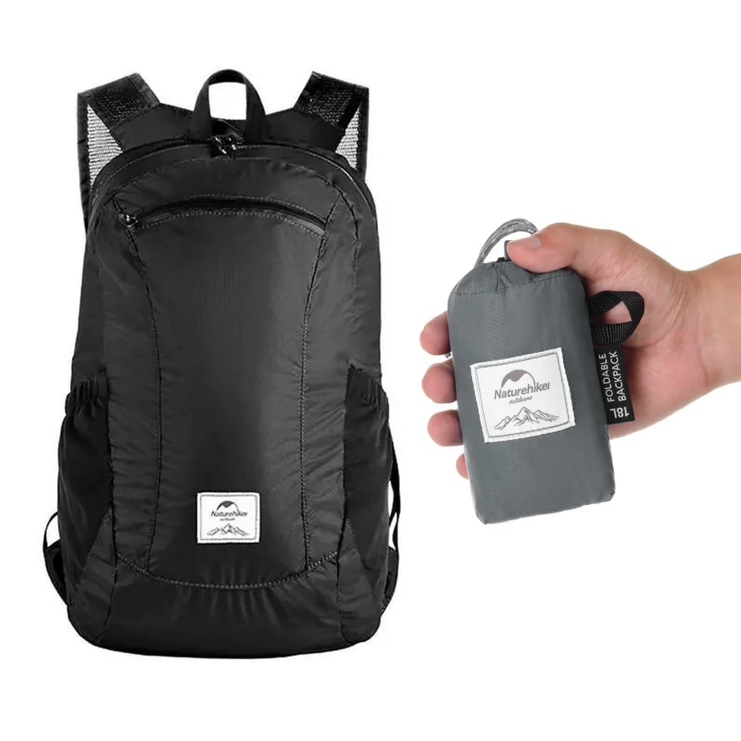 کوله‌پشتی (حمله) تاشو و ضدآب مدل Naturehike NH17A012-B ، سبک، کم‌حجم، 18 لیتری، مناسب طبیعت‌گردی و سفر — تصویر ۲