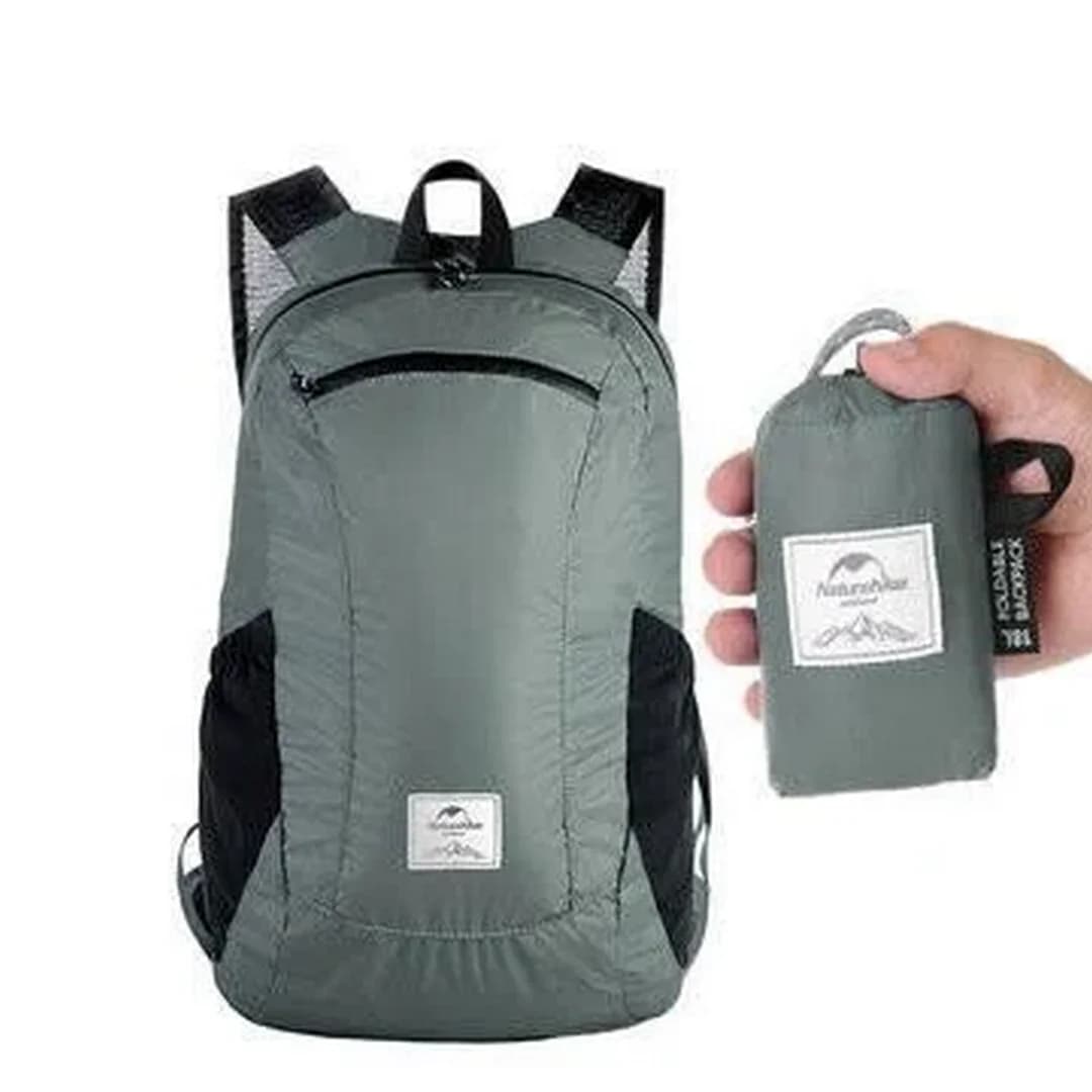 کوله‌پشتی (حمله) تاشو و ضدآب مدل Naturehike NH17A012-B ، سبک، کم‌حجم، 18 لیتری، مناسب طبیعت‌گردی و سفر — تصویر ۳