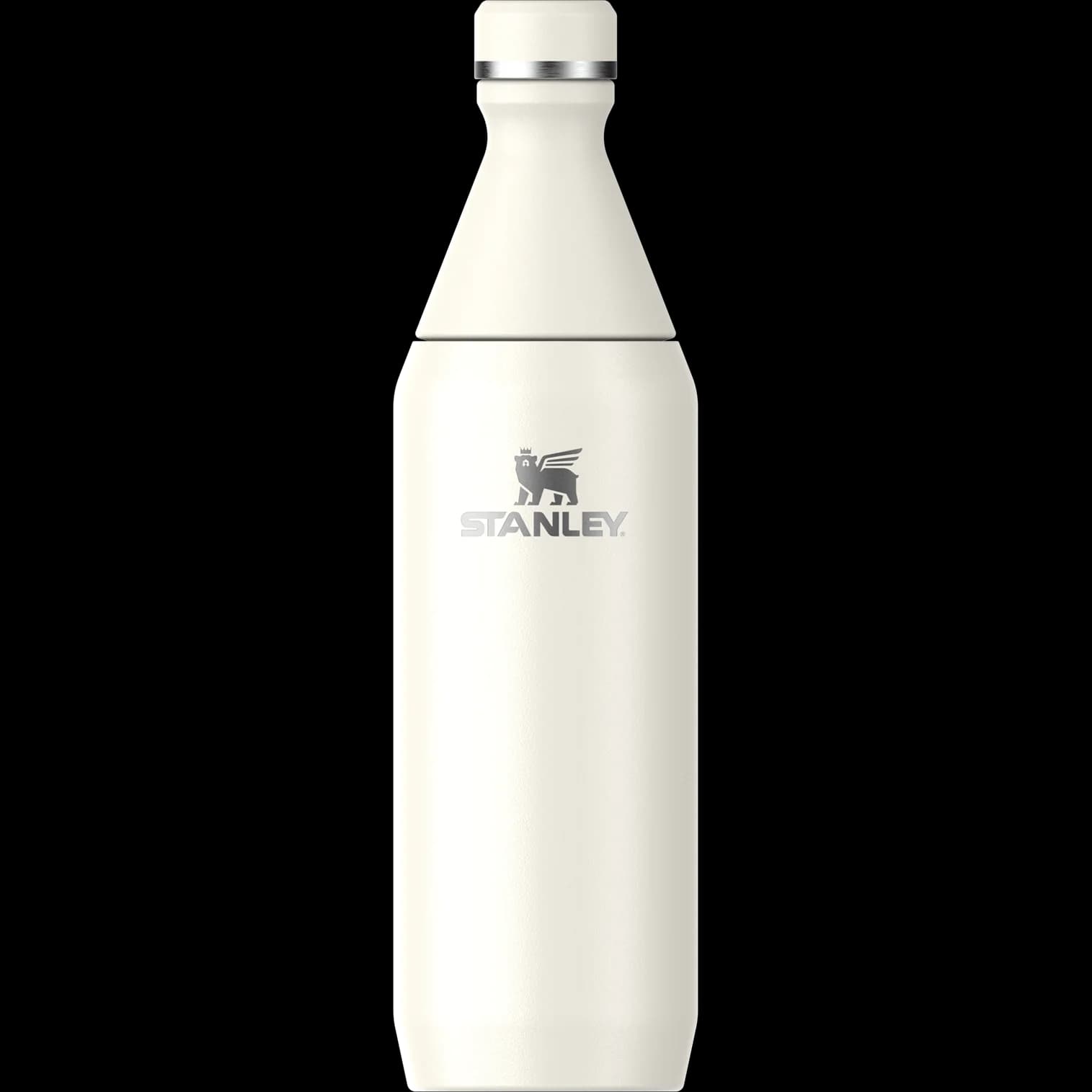 قمقمه استنلی مدل اسلیم Stanley All Day Slim Bottle – طراحی باریک، عایق‌بندی دو جداره و ضد نشت، 0.59 لیتر رنگ کرم