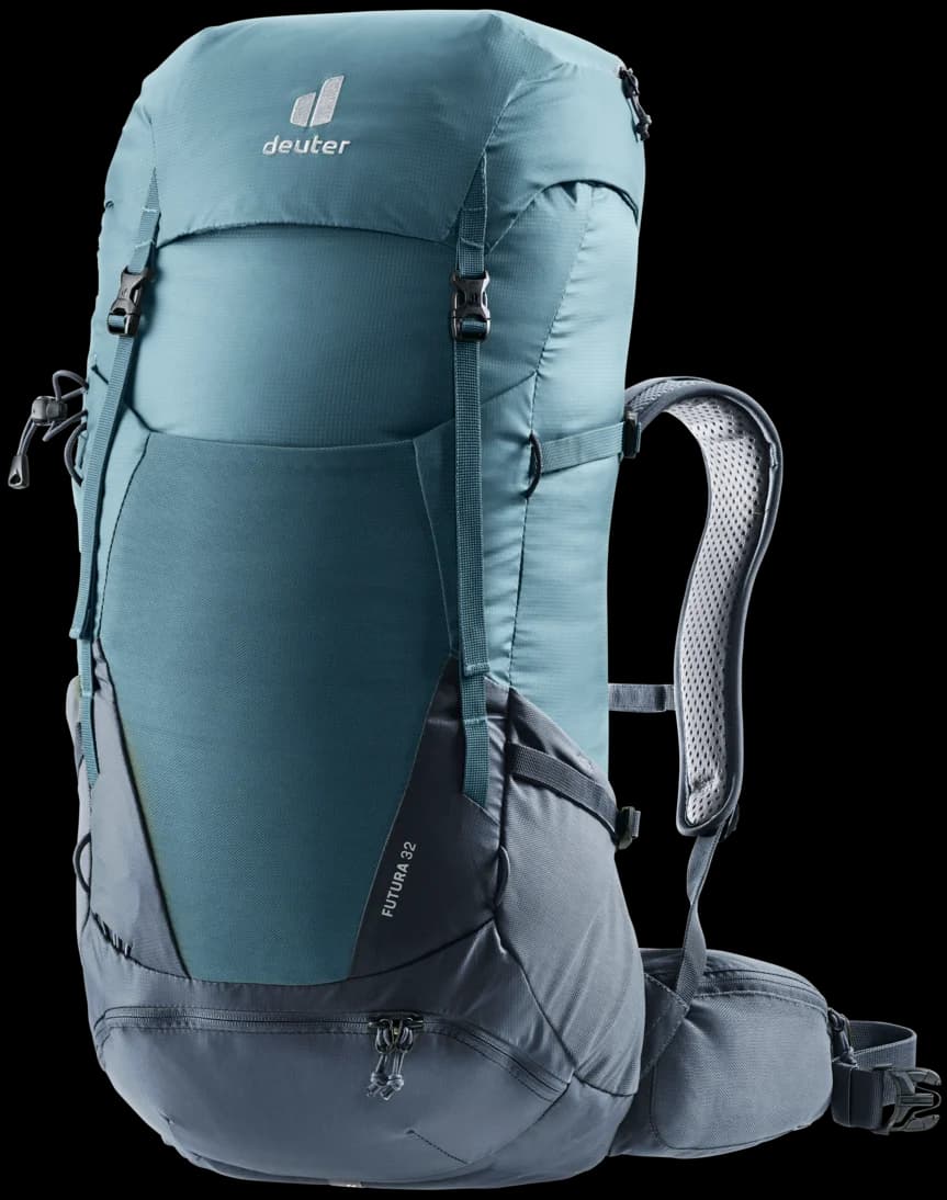 کوله پشتی دیوتر Deuter Futura 32 لیتری با سیستم تهویه Aircomfort، پوشش ضدباران، برای کوهنوردی و طبیعتگردی — تصویر ۷