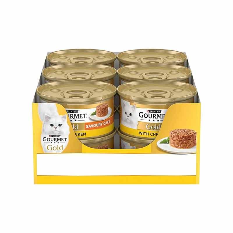 کنسرو گربه گورمت گلد پته با طعم مرغ 85 گرم — تصویر ۲