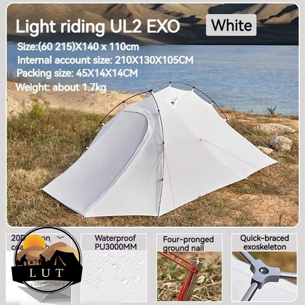 چادر 2 نفره موبی گاردن مدل UltraLight Riding UL2 EXO NX23561020 — تصویر ۶