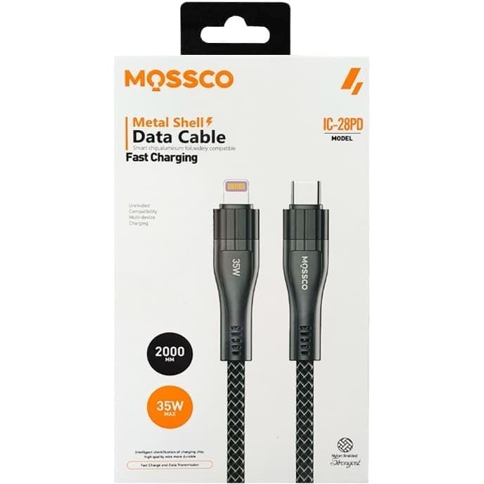 کابل دومتر فوقالعاده عالی مسکو تایپ سی به لایتینگ مسکو مدل: MOSSCO IC-28PD