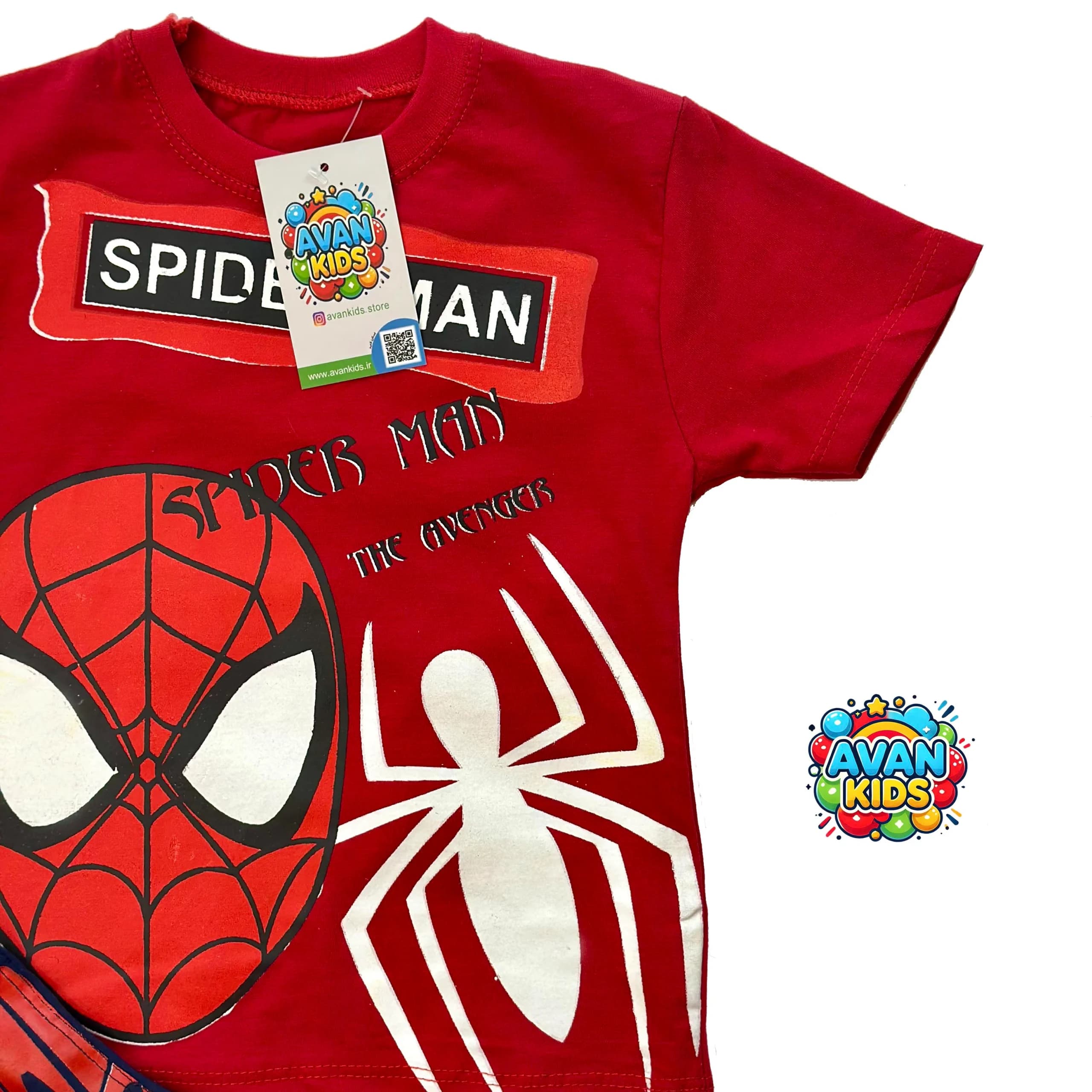 تیشرت شلوارک spider man کد 4277 — تصویر ۲