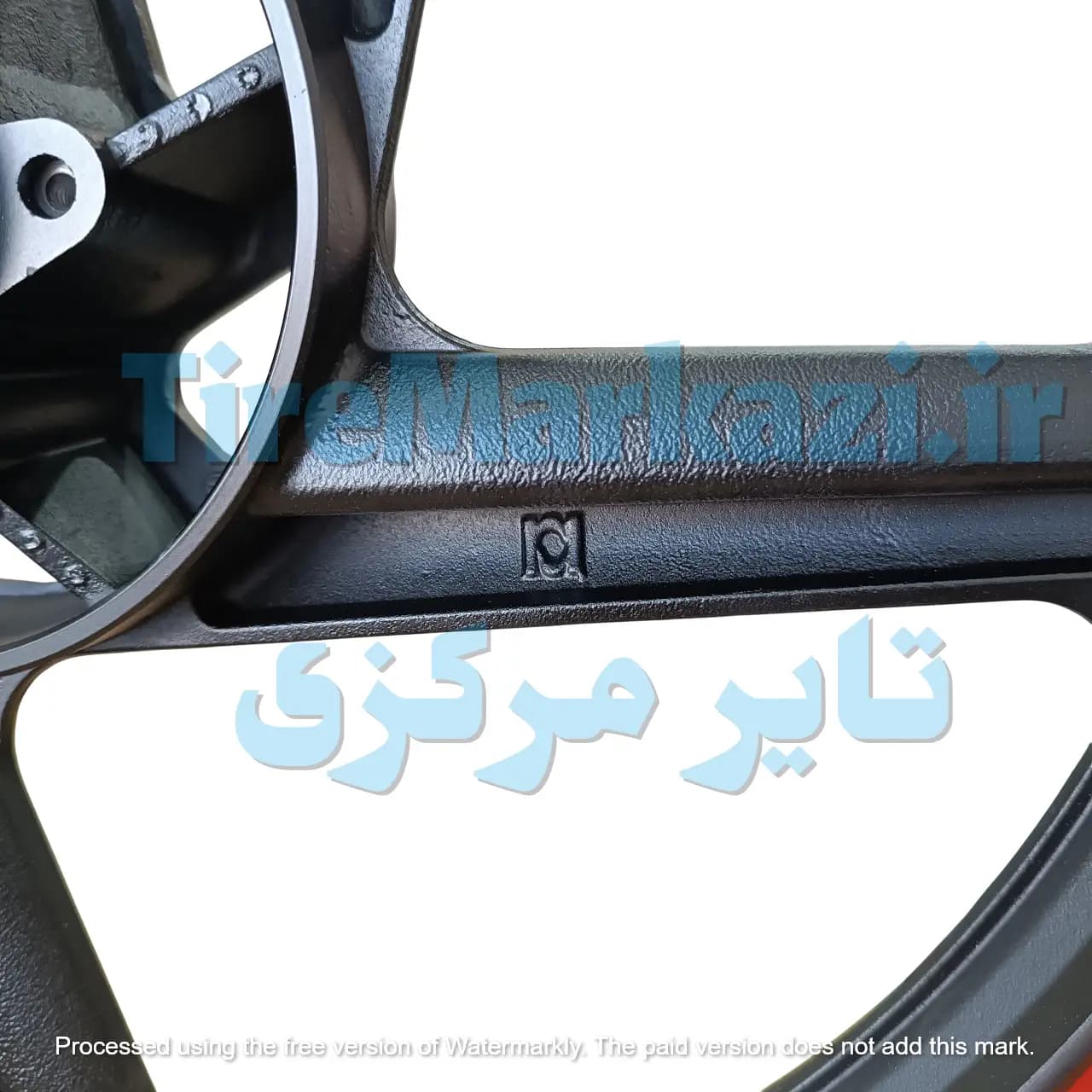 رینگ اسپرت هوندا متین و پروازی مدل 5 پره طرح Z جفت عقب و جلو دور قرمز حدید روان — تصویر ۷