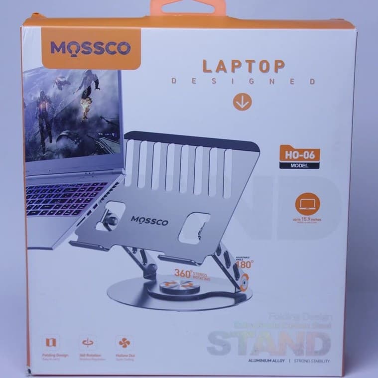 هولدر پایه و استند نگهدارنده مسکو مدل HO-04 پایه تاشو از جنس آلومینیوم Moscco HO-04 — تصویر ۸