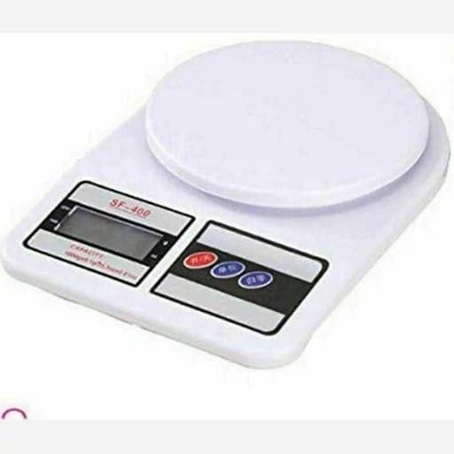ترازوی دیجیتال آشپزخانه sf400 با دقت یک گرم و ظرفیت 10 — تصویر ۳