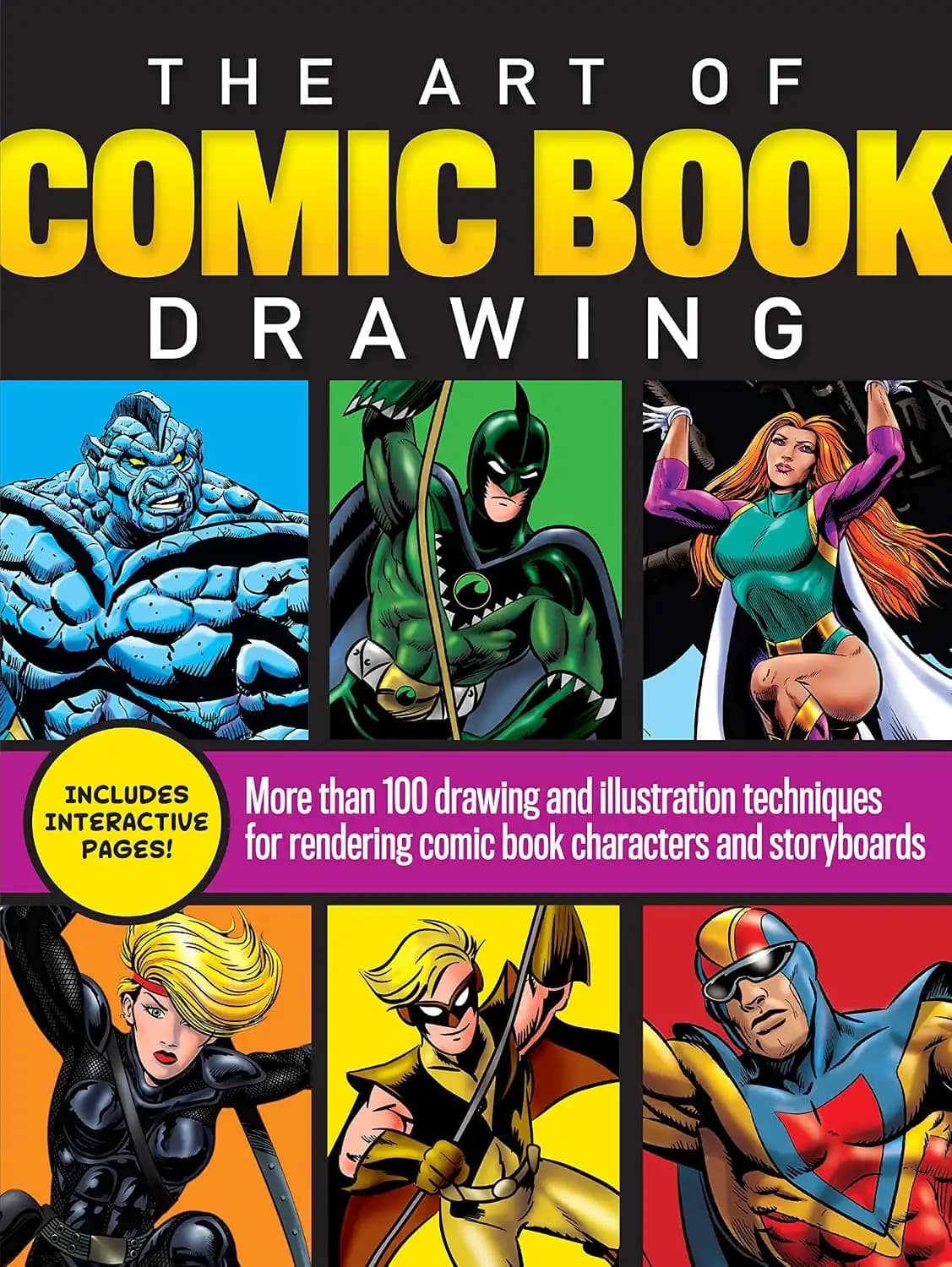 کتاب هنر طراحی کتابهای کمیک (The Art of Comic Book Drawing) نسخه انگلیسی PDF | موری آسنگ