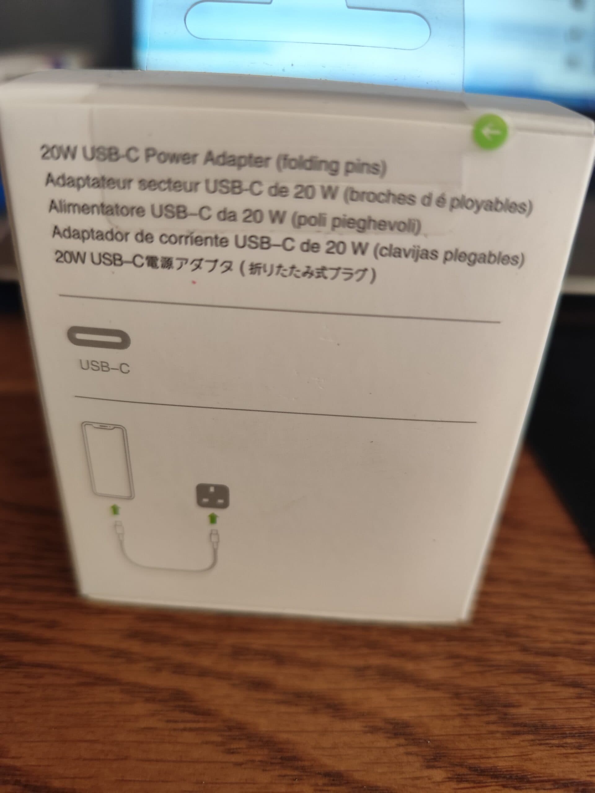 آداپتور 20 وات اپلی usb-c 20W Power Adapter — تصویر ۴