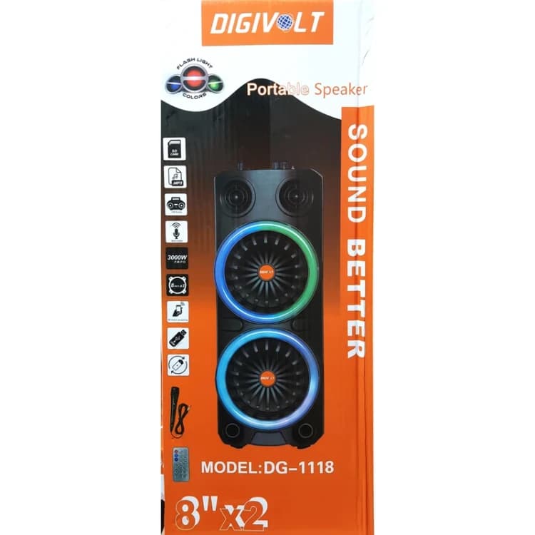 اسپیکر بلوتوث شارژی مدل DG-1118