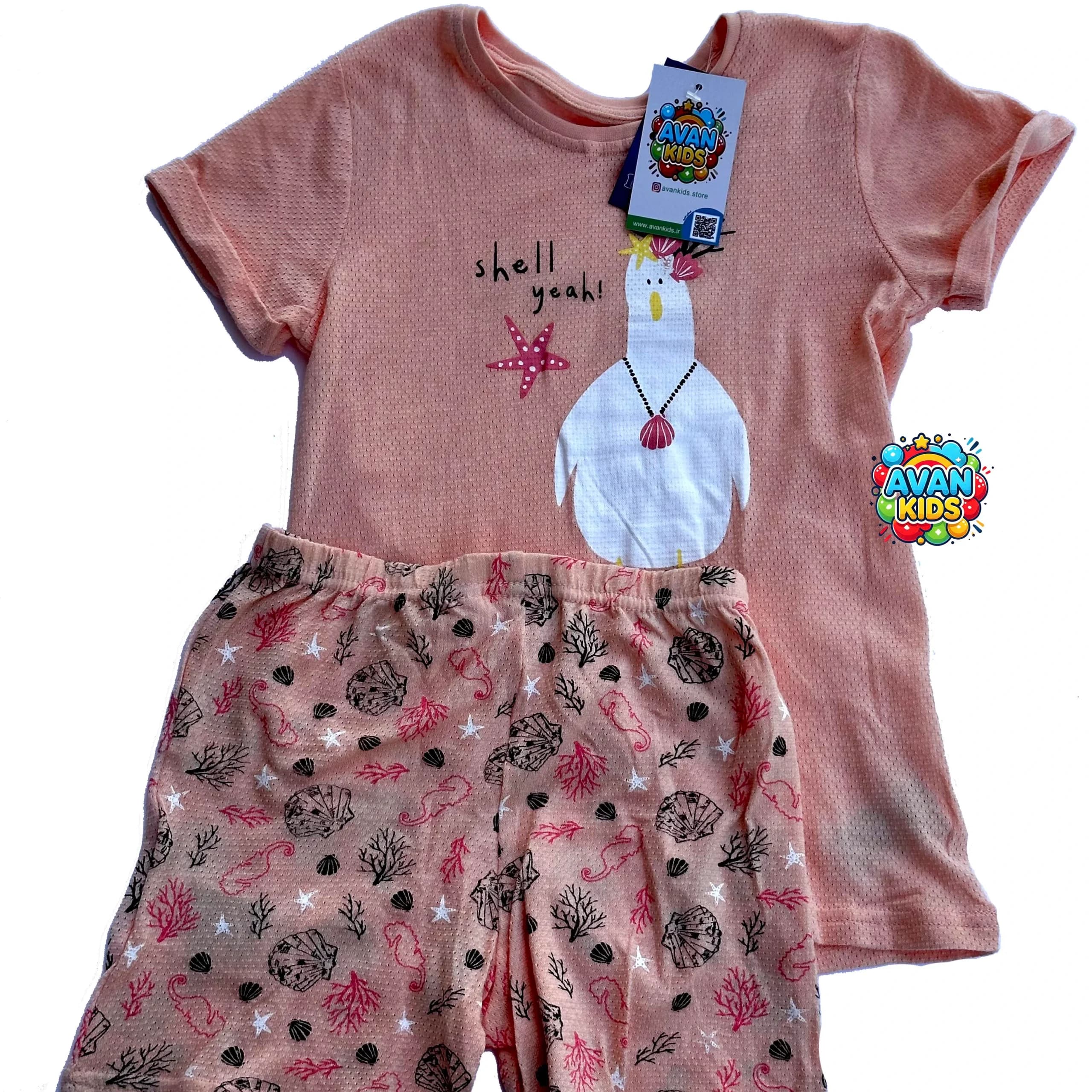 تیشرت شلوارک بچه گانه lace کد 4198