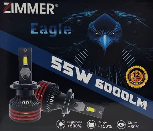هدلایت زیمر عقاب (H4) ZIMMER EAGLE 55W 6000LM