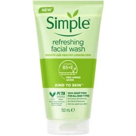 ژل شستشو صورت سیمپل مدل refreshing facil wash حجم ۱۵۰ میلی لیتر
