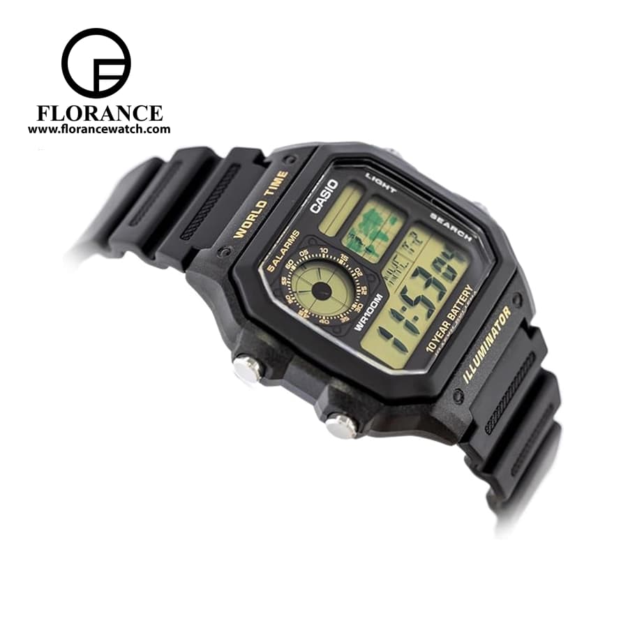 ساعت مچی مردانه کاسیو مدل AE-1200WH-1B — تصویر ۵