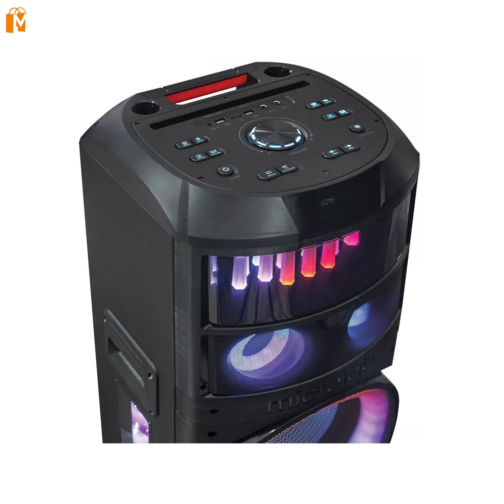 اسپیکر 2 تکه دی جی میکرولب مدل L/R-DJ S400/3D RainFall Light-chroome — تصویر ۳