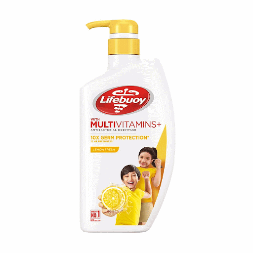 شامپو بدن لایفبوی لیمو 1لیتری Lifebuoy Anti-bacterial Body Wash Lemon
