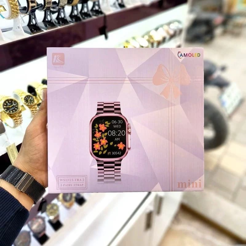ساعت هوشمند WS13 Ultra2 Mini با صفحه AMOLED و پنج بند اورجینال