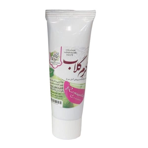 کرم گلاب درجه یک حاوی گلاب دو آتیشه و روغن گل سرخ برند شفابخش
