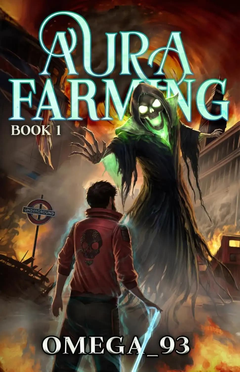 کتاب آئورا فارمینگ ۱ (Aura Farming 1) نسخه انگلیسی PDF | امگا ۹۳