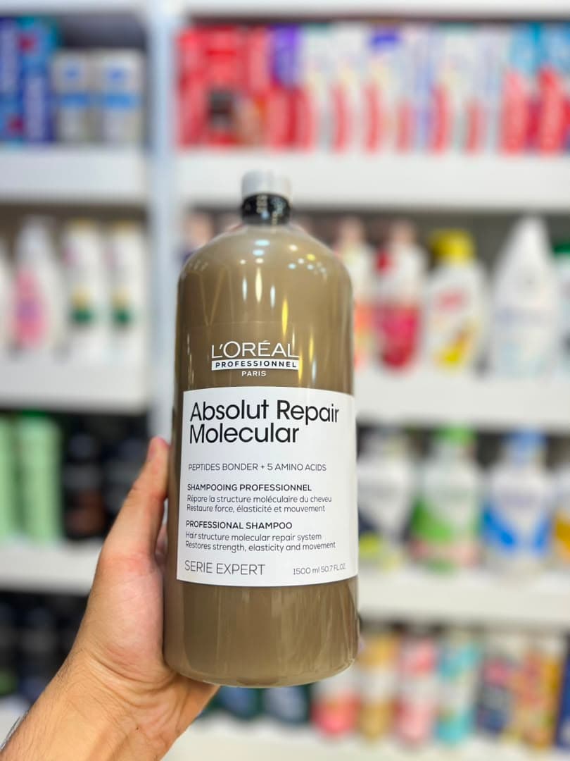 شامپو مخصوص موهای آسیب دیده زیاد لورال پروفشنال مدل ابسولوت ریپیر مولکولار (Absolut Repair Molecular ) — تصویر ۳