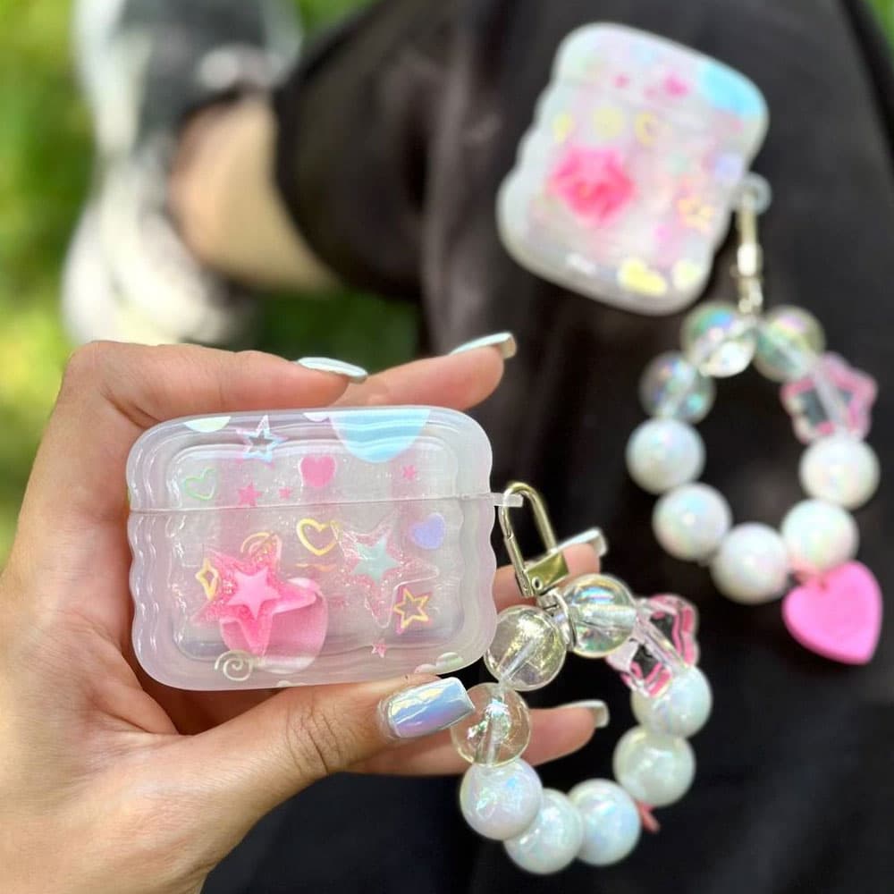 کاور ایرپاد ستاره کریستالی کد loop مناسب برای اپل ایرپاد Apple AirPods 1 / 2 / Pro