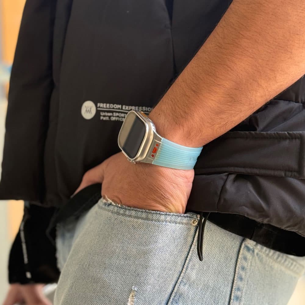 بند اپل واچ Redefine کد mb مناسب برای اپل واچ سری Apple Watch 1 , 2 , 3 , 4 , 5 , 6 , 7 , 8 , 9 , 10 , SE , Ultra 1 , Ultra 2 سایز 42 , 44 , 45 , 46 , 49 میلی متر — تصویر ۵