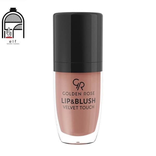 رژ لب و رژ گونه مایع ولوت گلدن رز Golden Rose Lip & Blush Velvet Touch