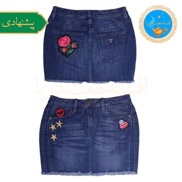 شلوارک جین زنانه مدل rose — تصویر ۲