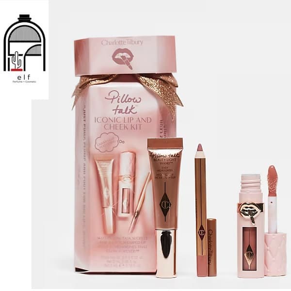کیت پیلوتاک ایکونیک لیپ اند چیک شارلوت تیلبری PILLOW TALK ICONIC LIP AND CHEEK KITLIP & CHEEK CRACKER