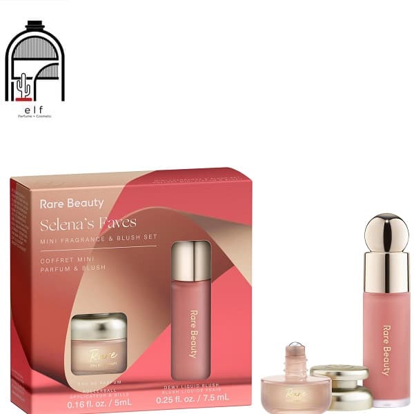 ست محبوب ترین های سلنا گومز رربیوتی شامل رژگونه مایع و عطر Selena’s Faves Mini Fragrance & Blush Set – Rare Beauty by Selena Gomez